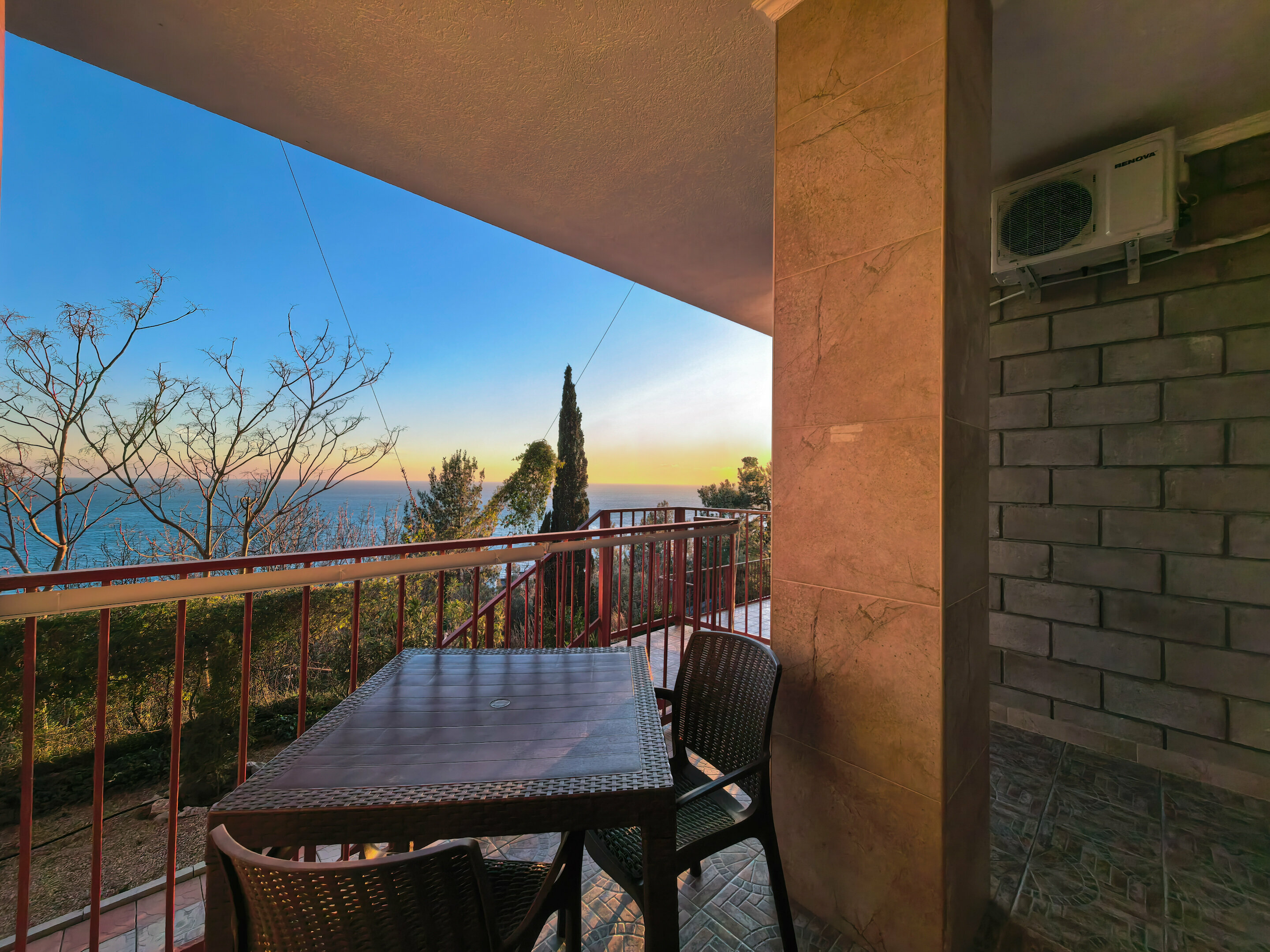 Двухместный номер с 1 кроватью или 2 отдельными кроватями, вид на море