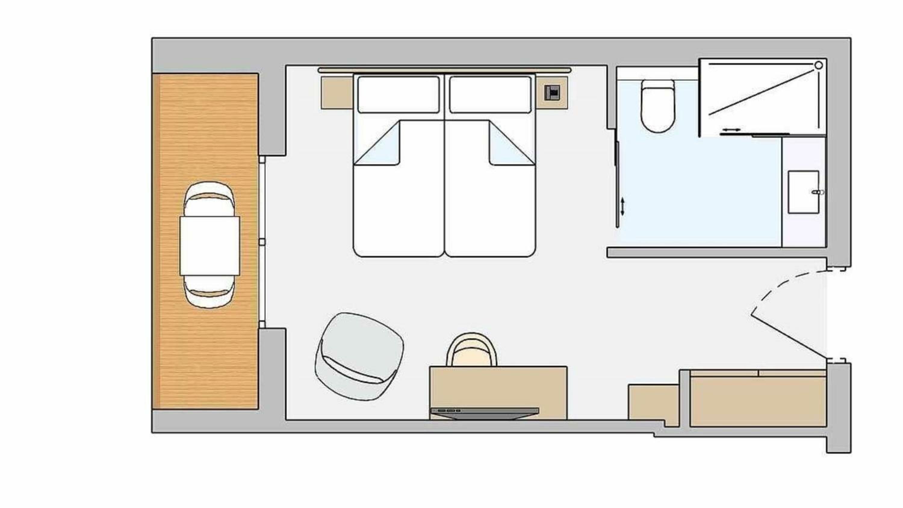 Double or Twin Room with Partial Sea View
