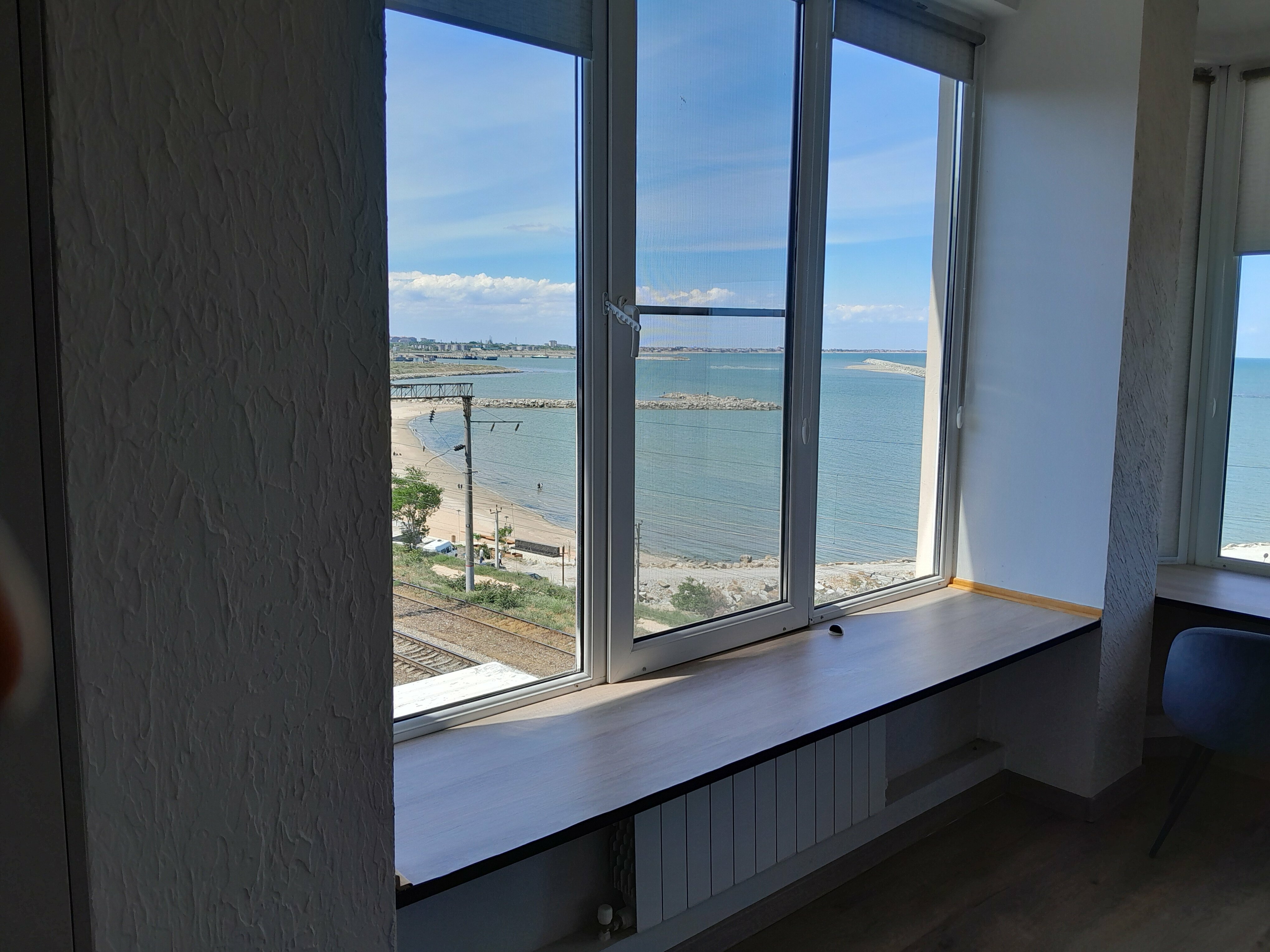 Двухместный номер с 2 отдельными кроватями, вид на море