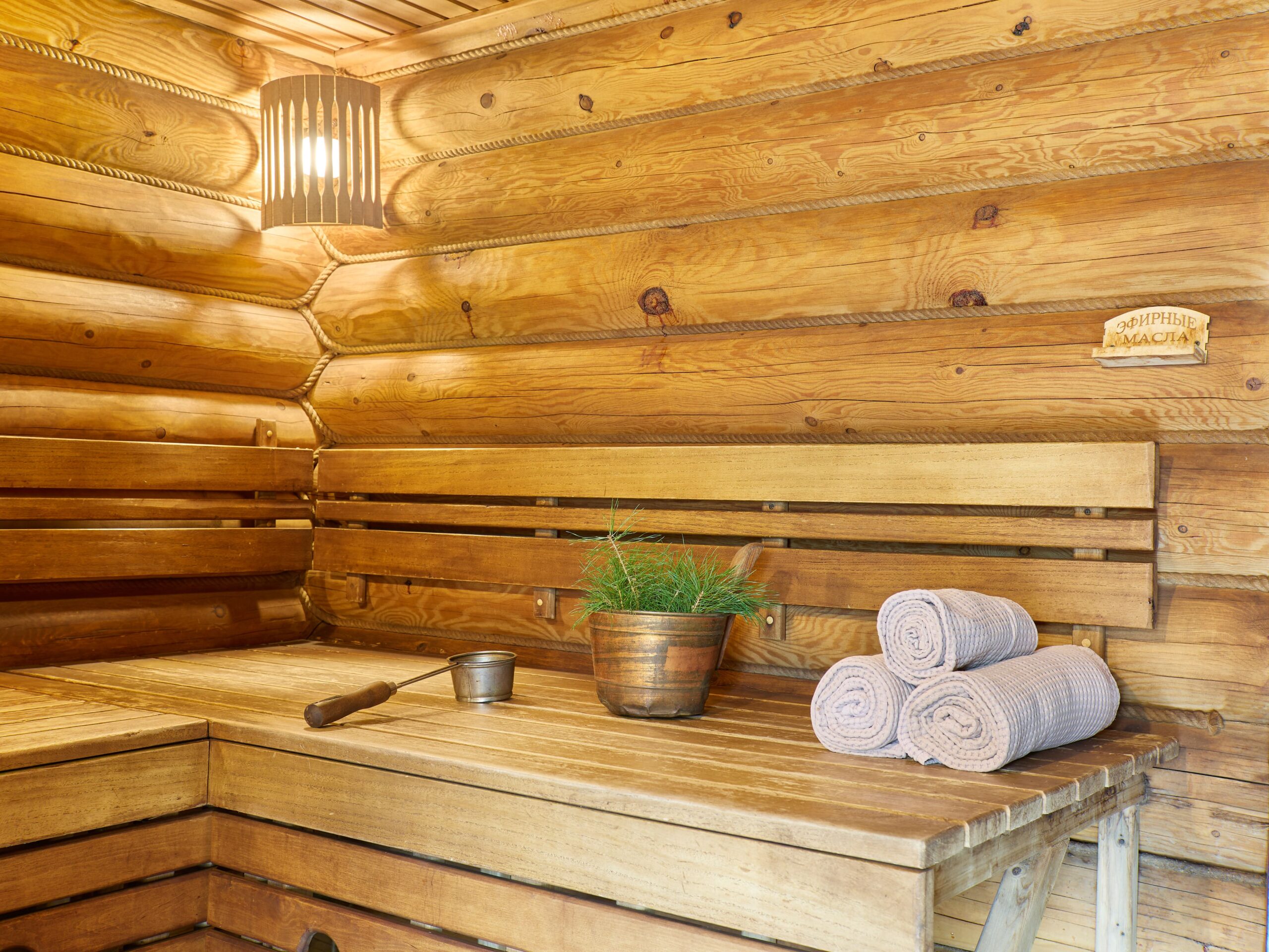 Дом с баней у озера