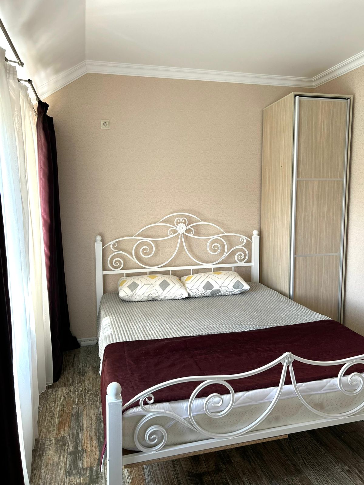 Двухместный номер с 1 кроватью и балконом, вид на море