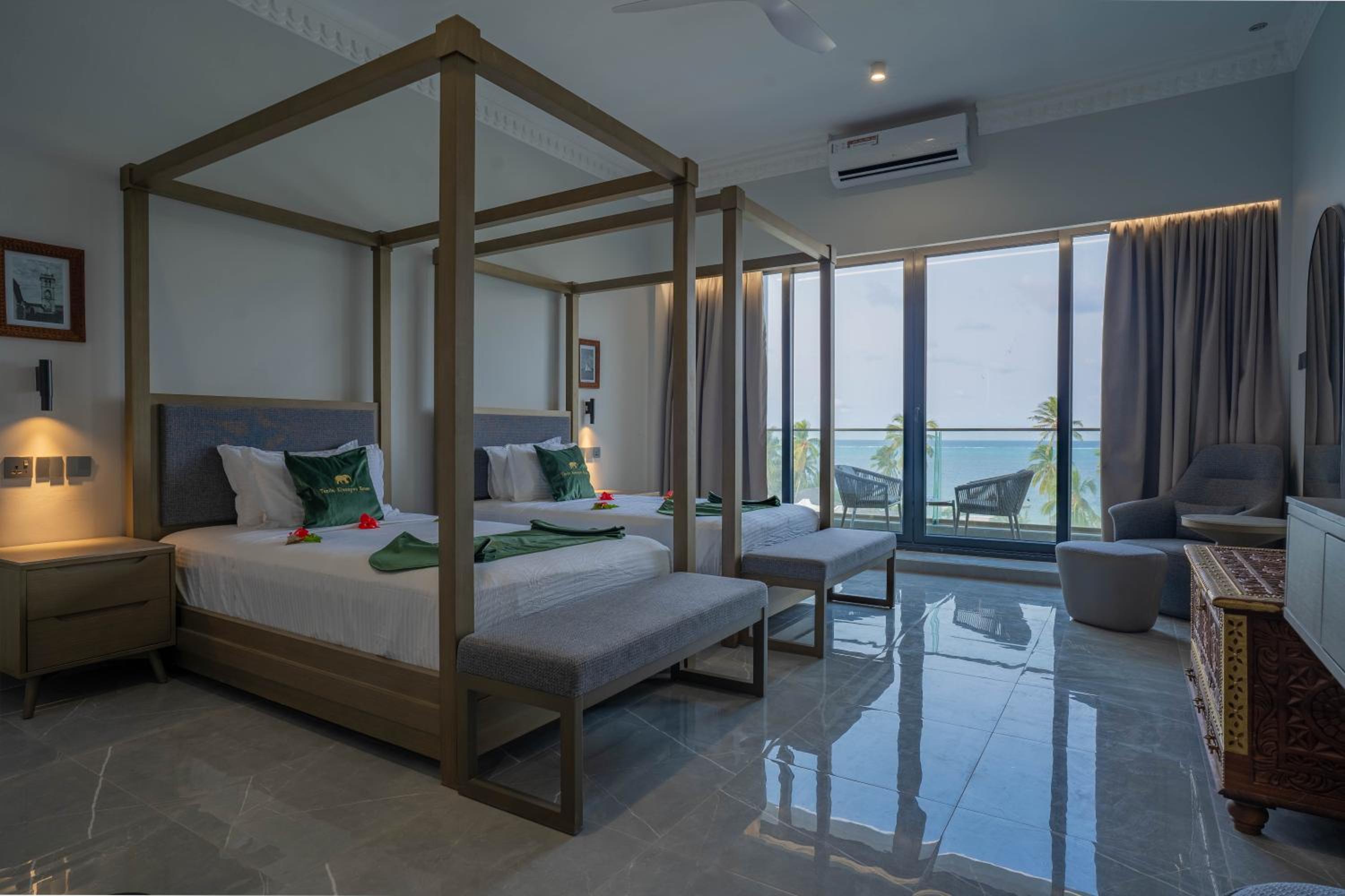 Twin Room  with Patio, Sea View and Walk-In Pool