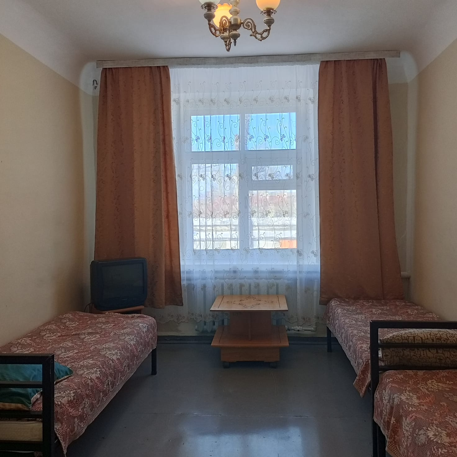 Бюджетный трехместный номер