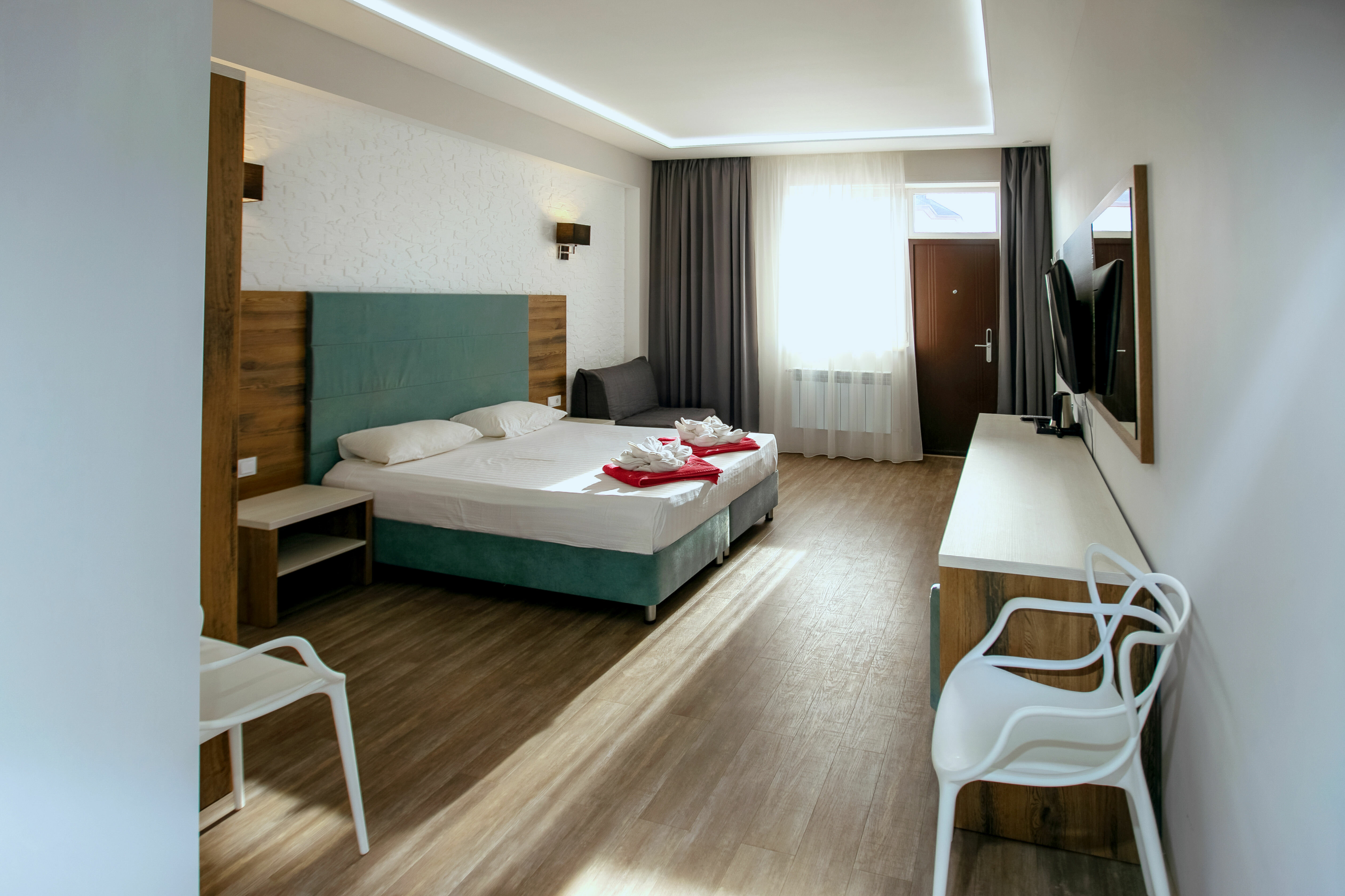 Двухместный номер с 2 отдельными кроватями и балконом