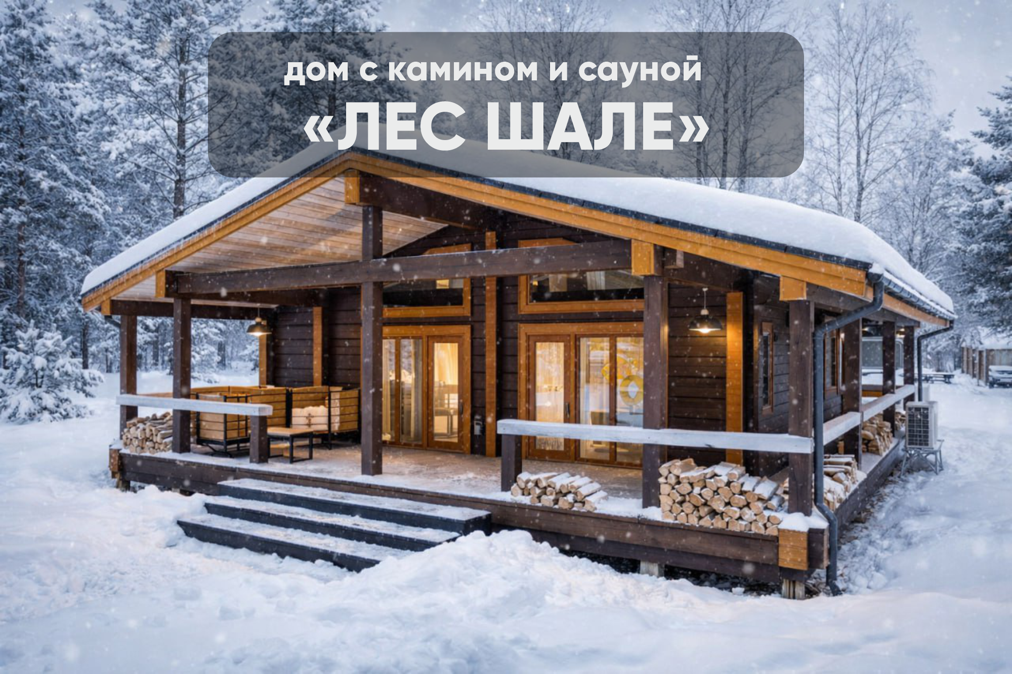 Шале с 1 спальней