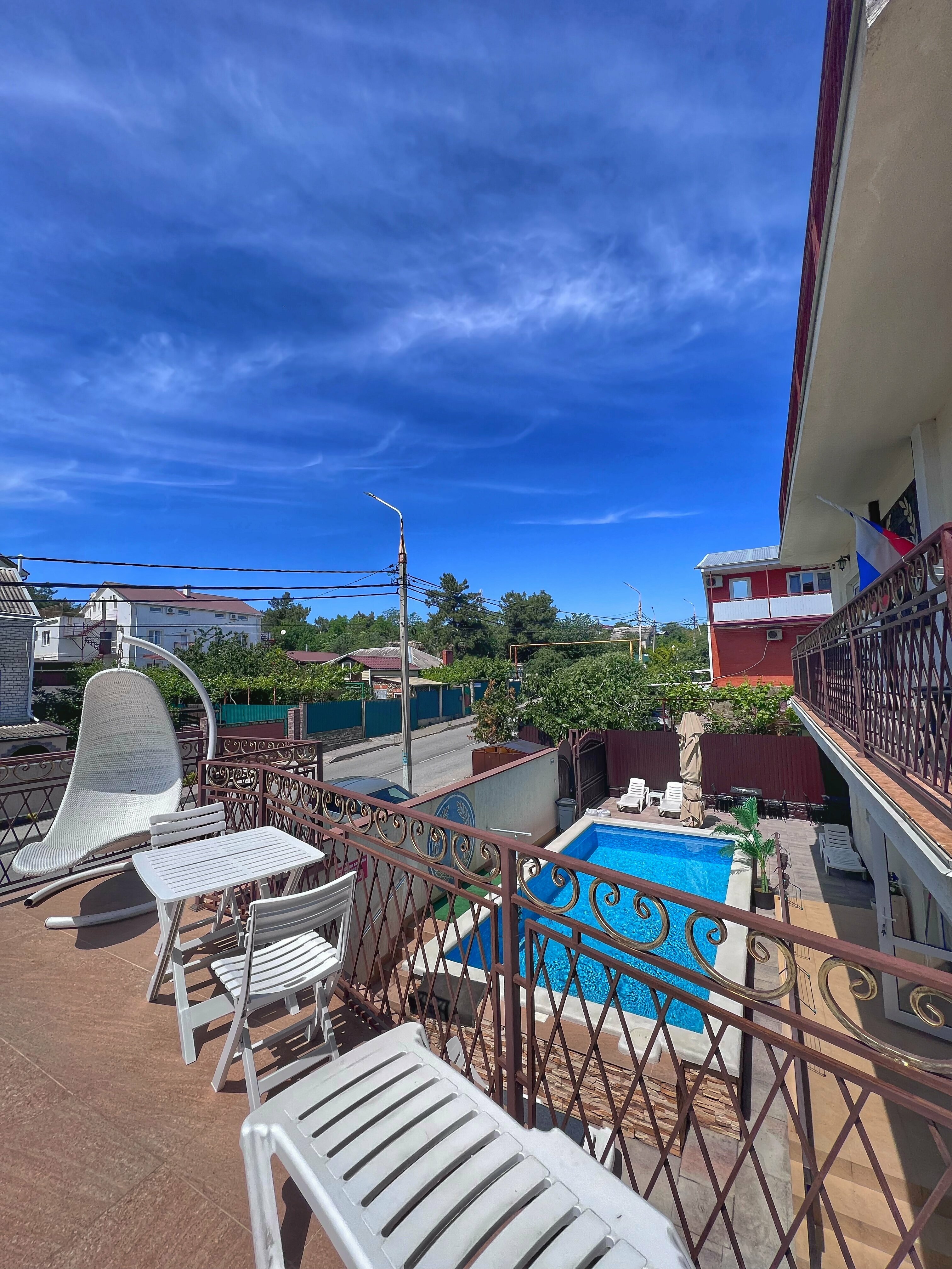 Двухместный номер Делюкс с 1 кроватью и балконом