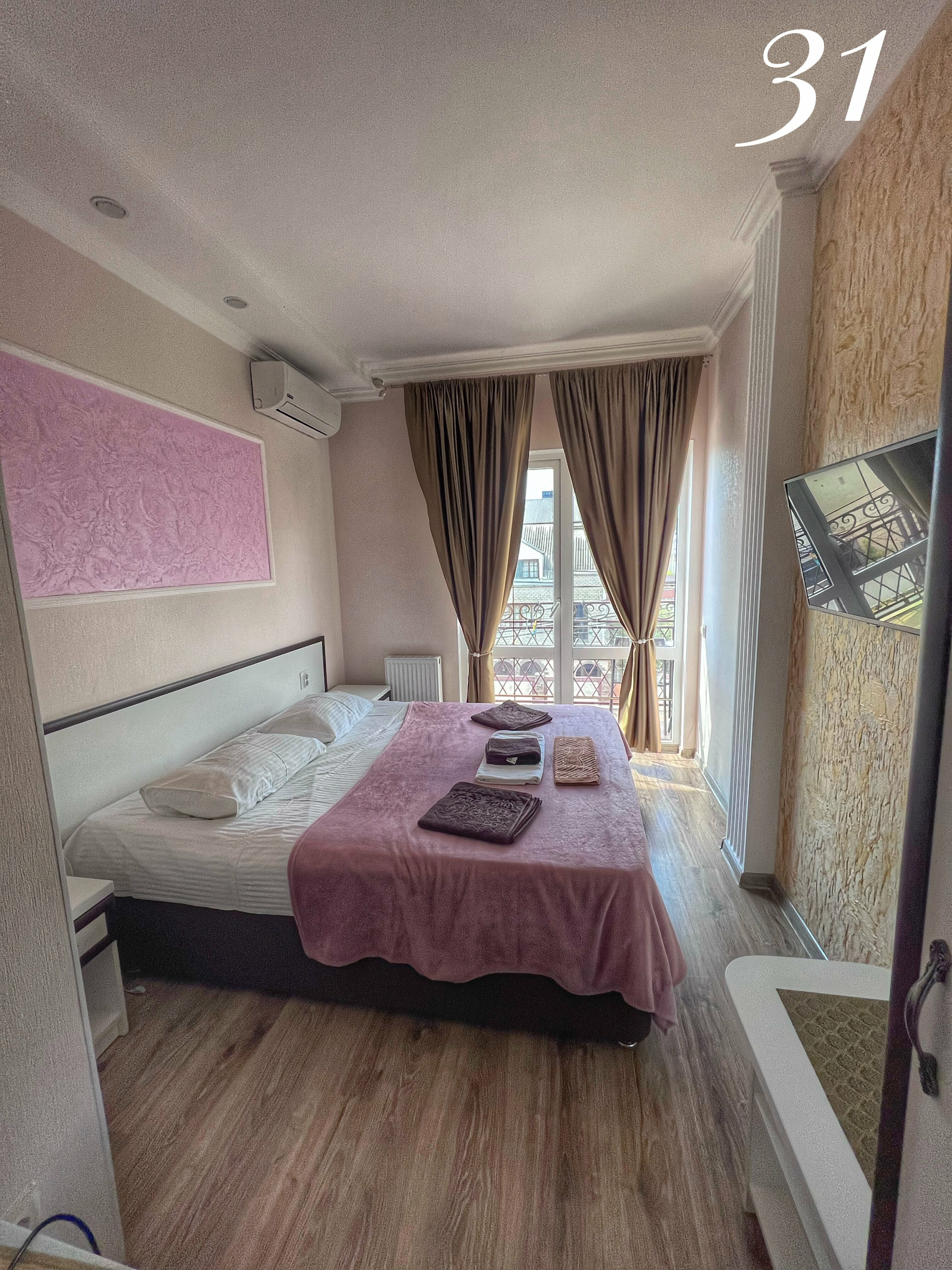 Двухместный номер Делюкс с 1 кроватью и балконом