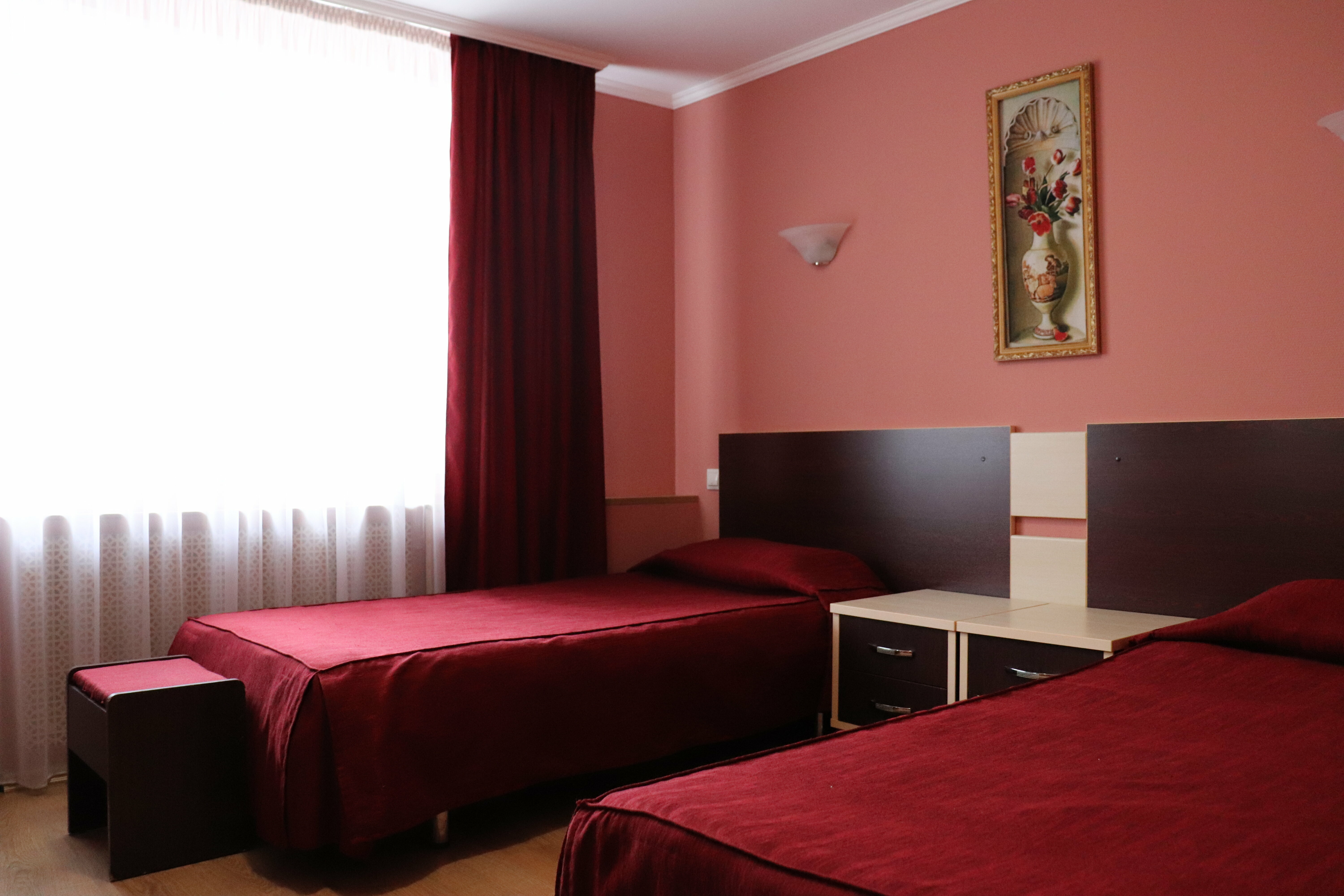 Двухместный номер с 2 отдельными кроватями и душем