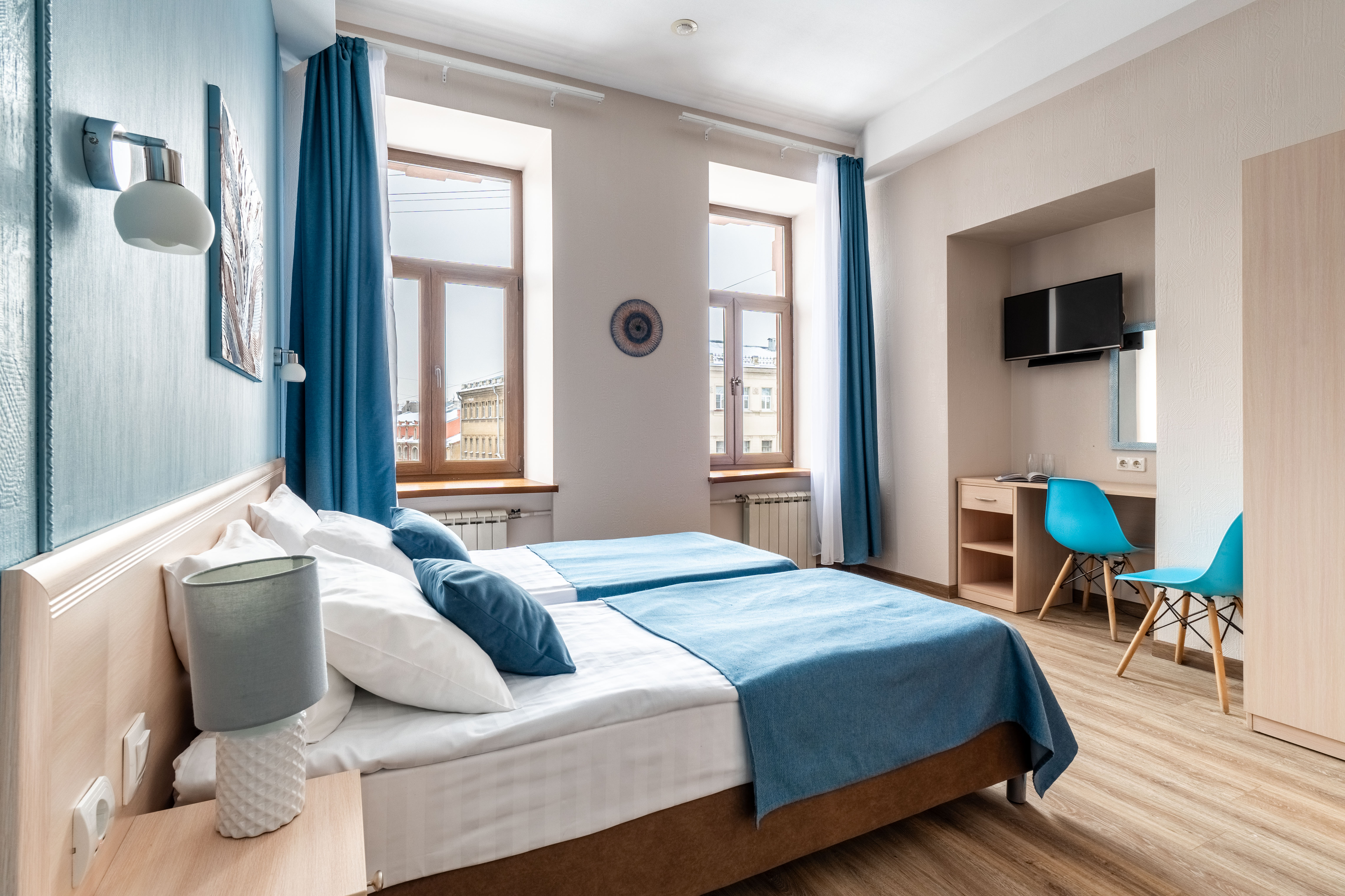 Стандартный двухместный номер с 1 кроватью или 2 отдельными кроватями