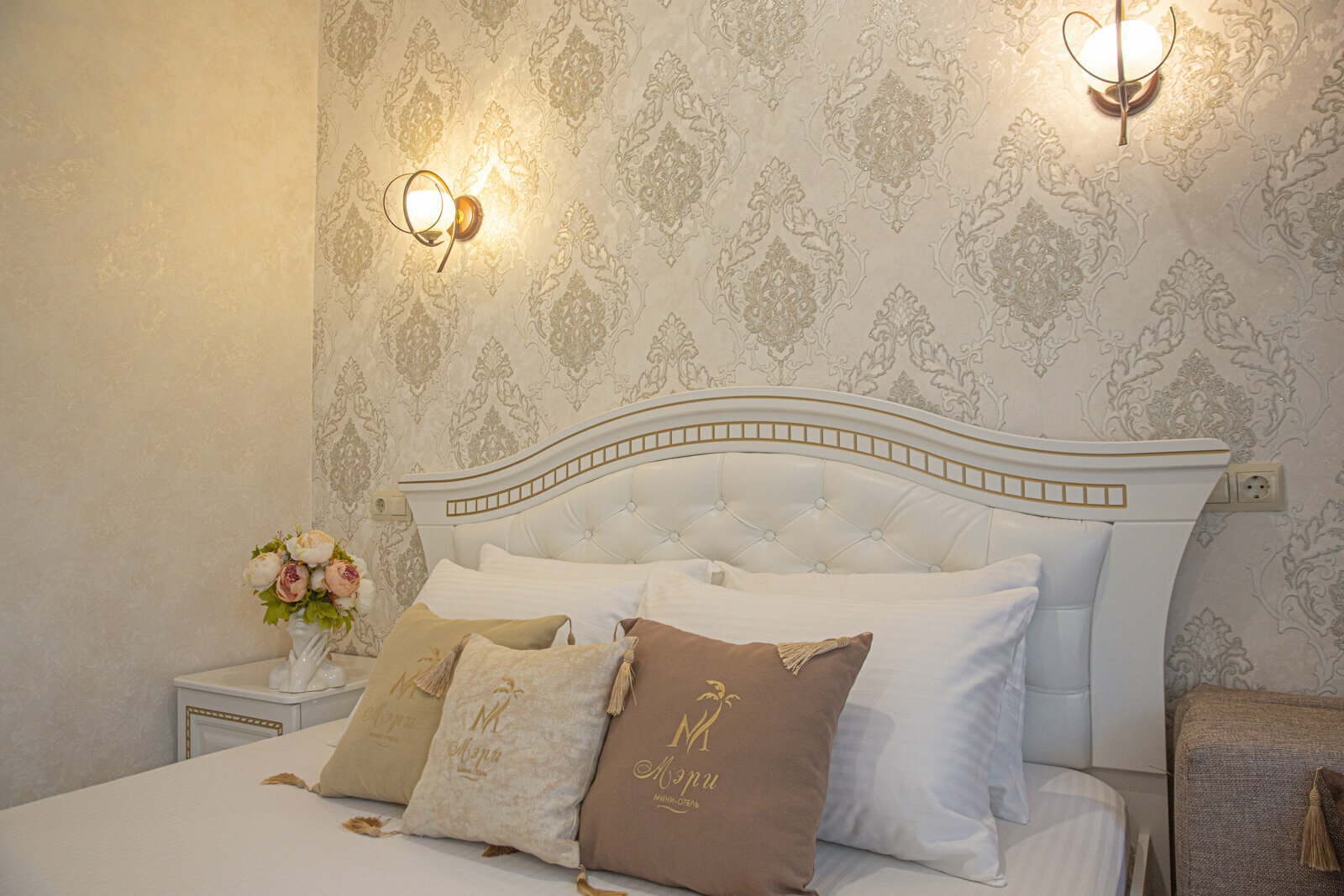 Семейный номер с видом на сад