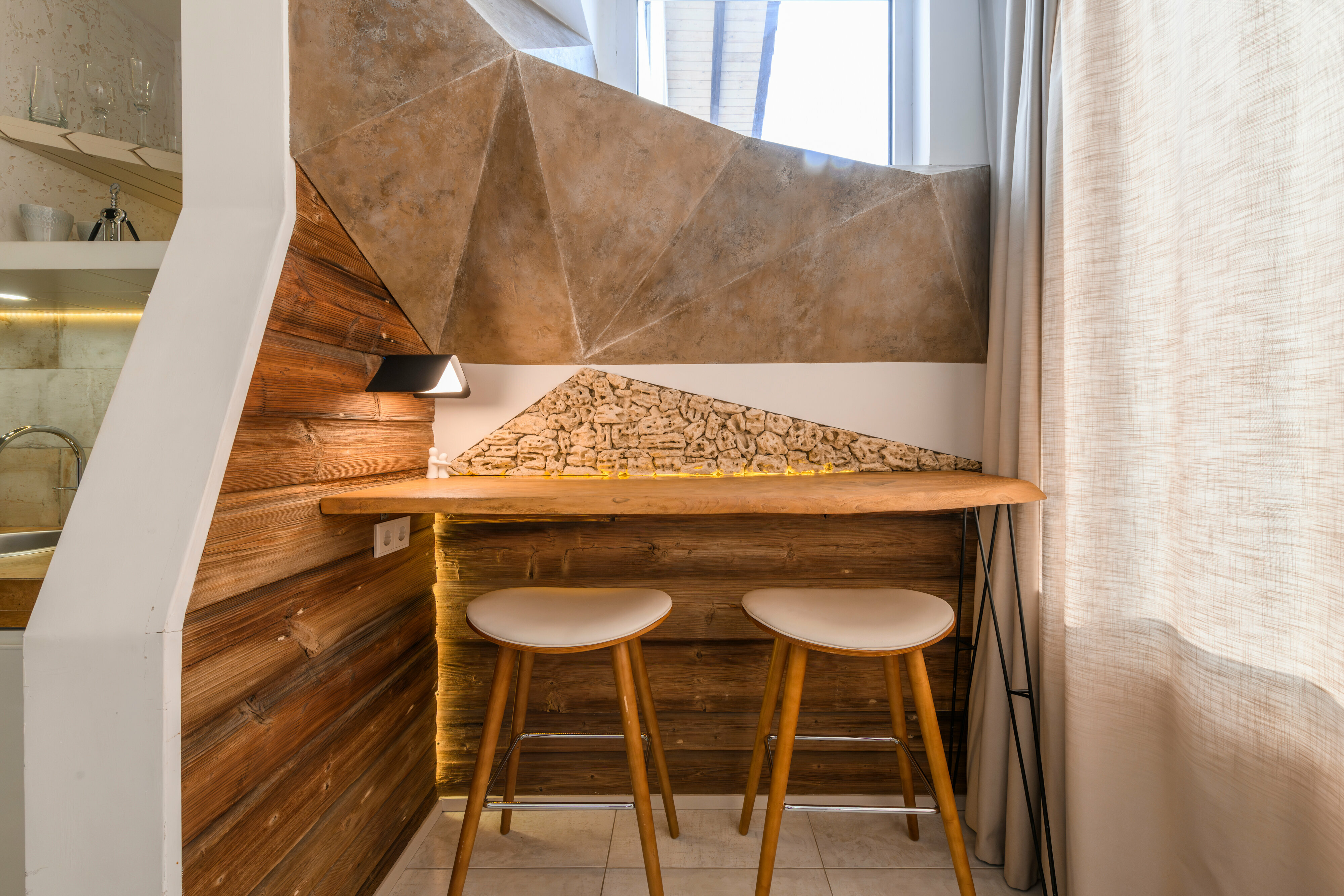 🏡 ЛАЙТ ЛЮКС ДИЗАЙН-СТУДИЯ | 37 м²| Горная панорама из 5-ти метрового окна