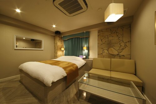 Двухместный номер с 1 двуспальной кроватью, для курящих, отдельная ванная комната в Hotel Waltz Chiryu - Adults Only