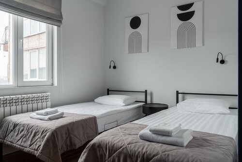 Стандартный двухместный номер с раздельными кроватями