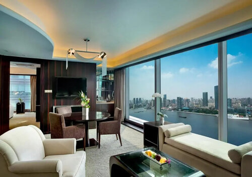 Одноместный люкс Executive двуспальная кровать в Grand Kempinski Hotel Shanghai