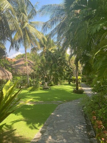 Вилла, вид на сад в Cham Villas Boutique Luxury Resort