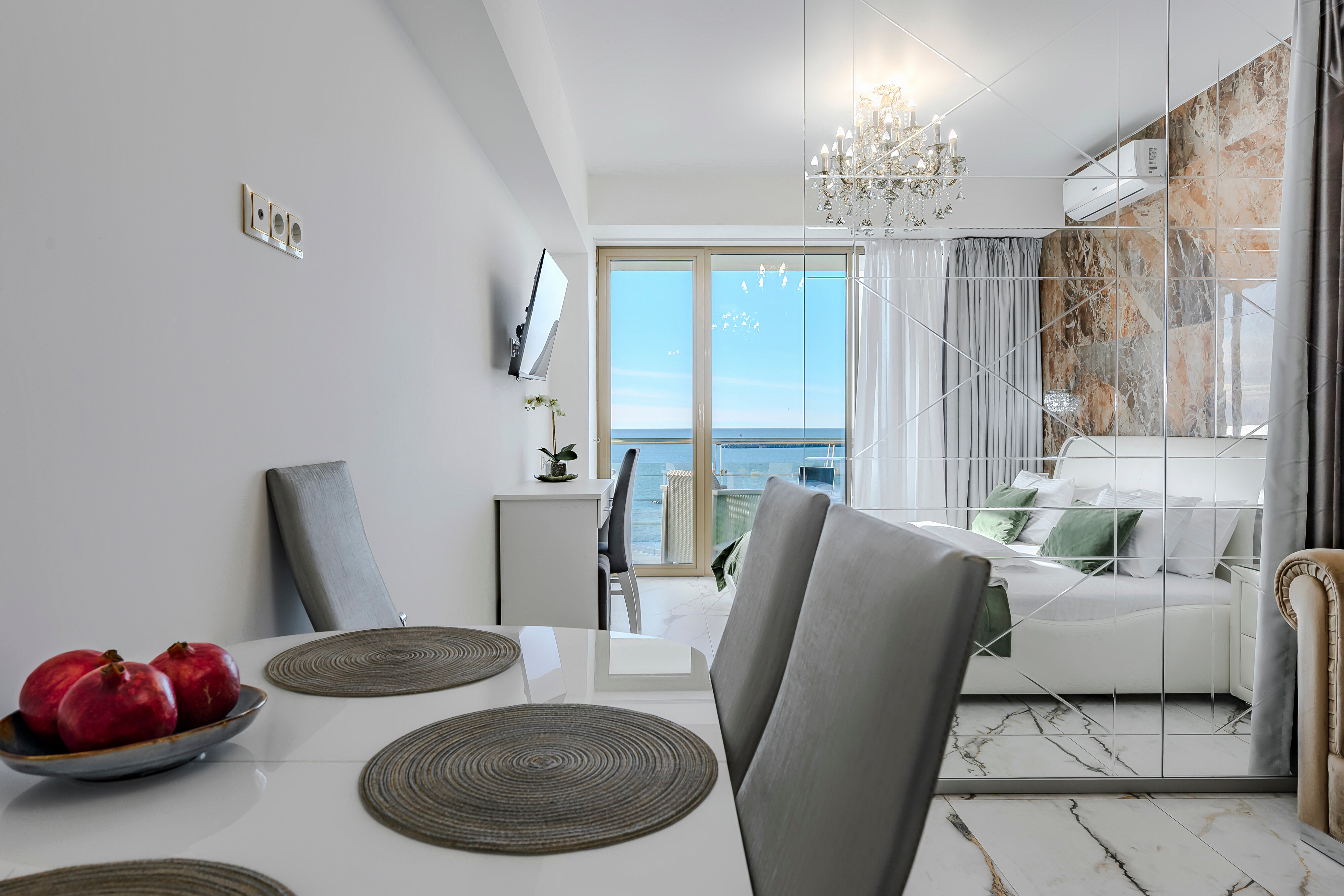 Апартаменты Luxe с панорамным видом на море