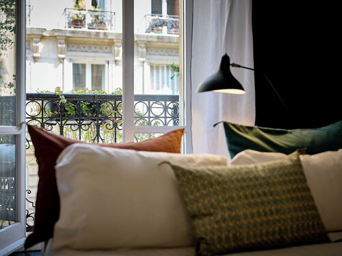 Двухместный номер «Классик» с 1 двуспальной кроватью, балкон в Hôtel Beauséjour Ranelagh