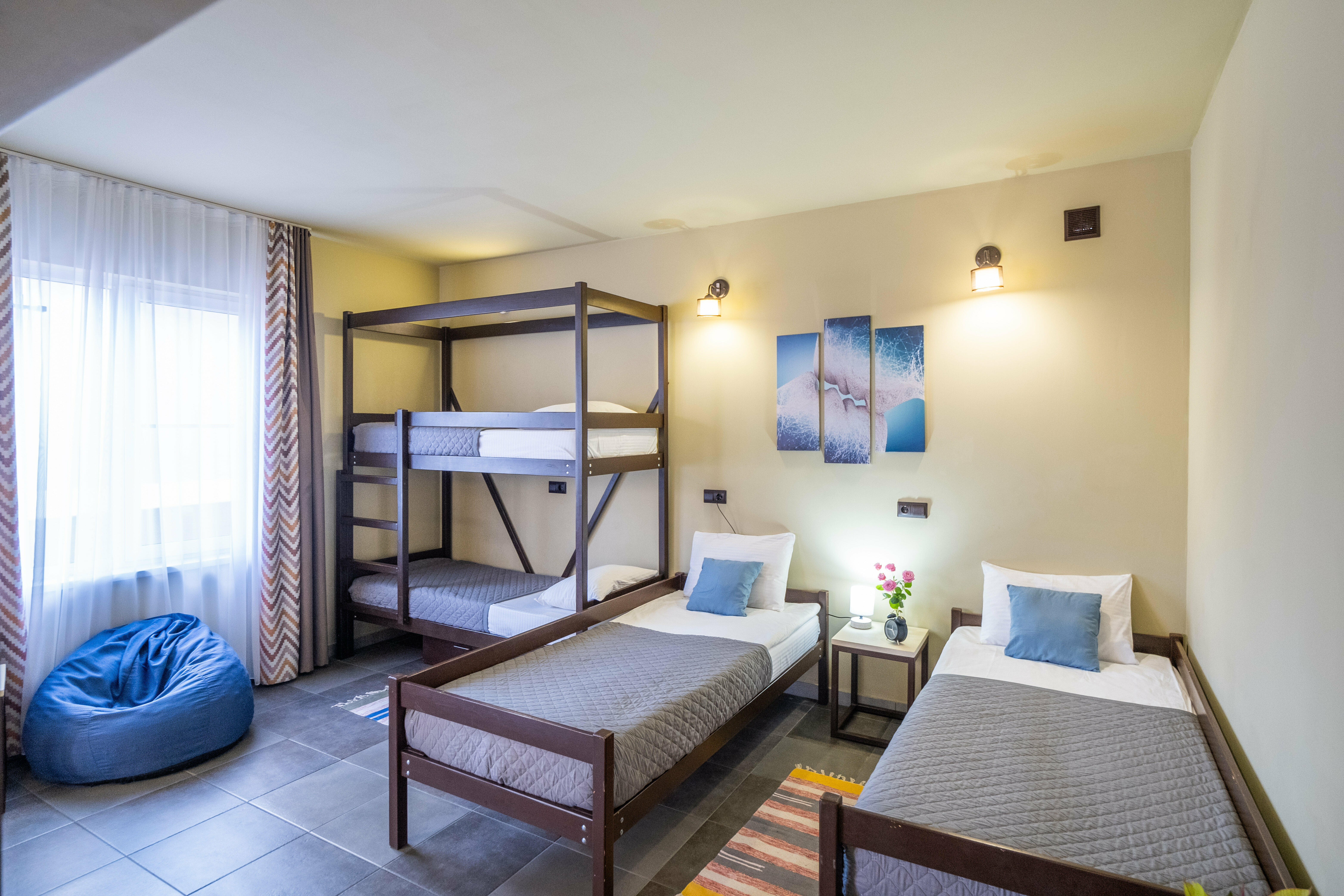 Четырехместная студия с Двухярусной кроватью