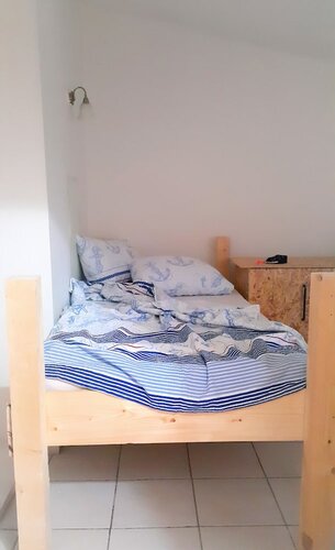 Двухместный номер базового типа с 2 односпальными кроватями, 1 спальня, для некурящих, без окон в Oludeniz Hostel