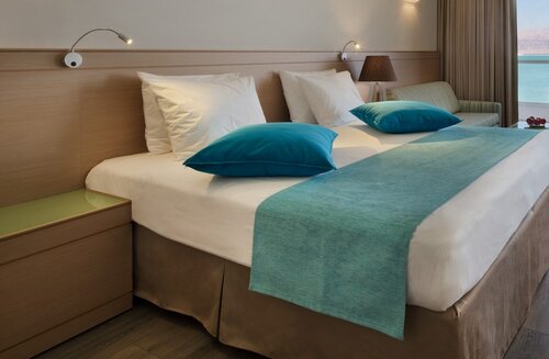 Двухместный номер «Делюкс» с 1 или 2 кроватями, балкон, вид на море в Vert Dead Sea