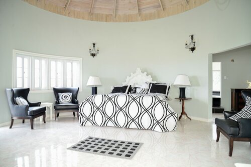 Люкс, 1 двуспальная кровать «Кинг-сайз», гидромассажная ванна, вид на океан (with Kitchen) в Khastle Khodero