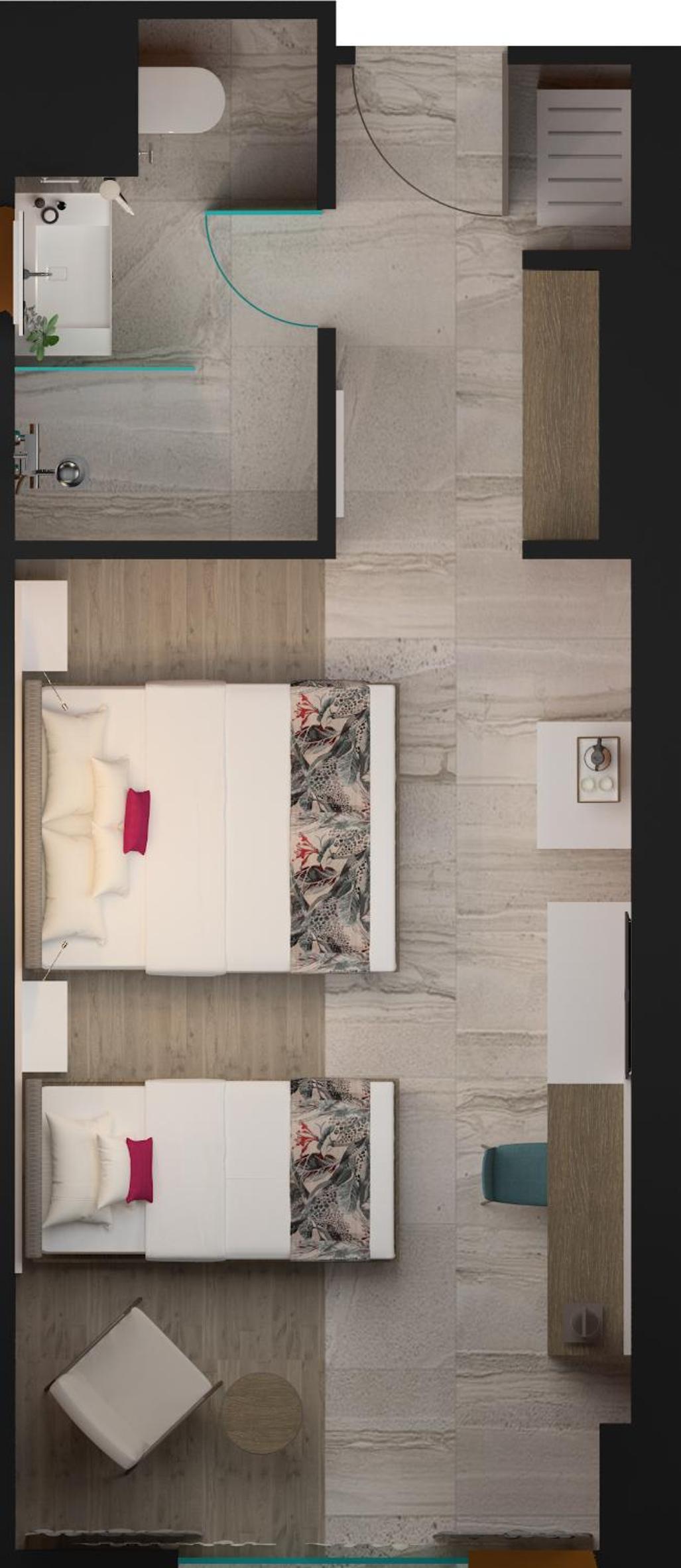 Deluxe Room (2 Adults + 1 Child)
