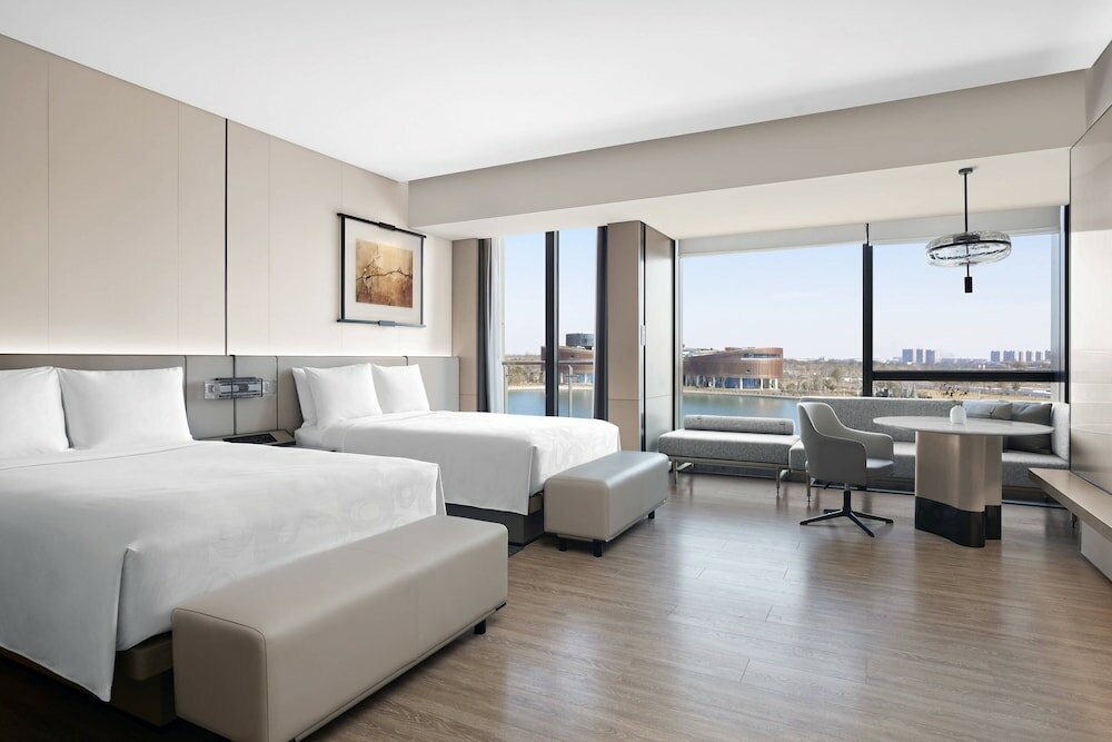 Room, 2 Double Beds, Lake View