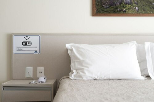 Двухместный номер «Классик» с 1 двуспальной кроватью, первый этаж в Residencial Onda Azul