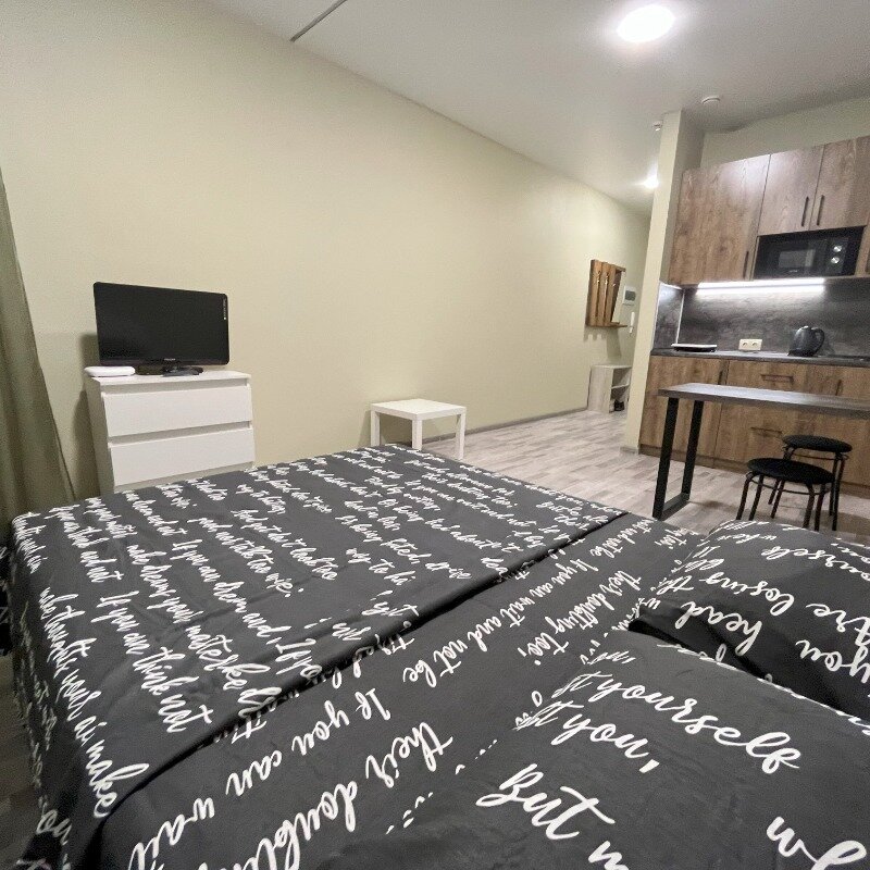 Однокомнатные апартаменты (1 двуспальная кровать)