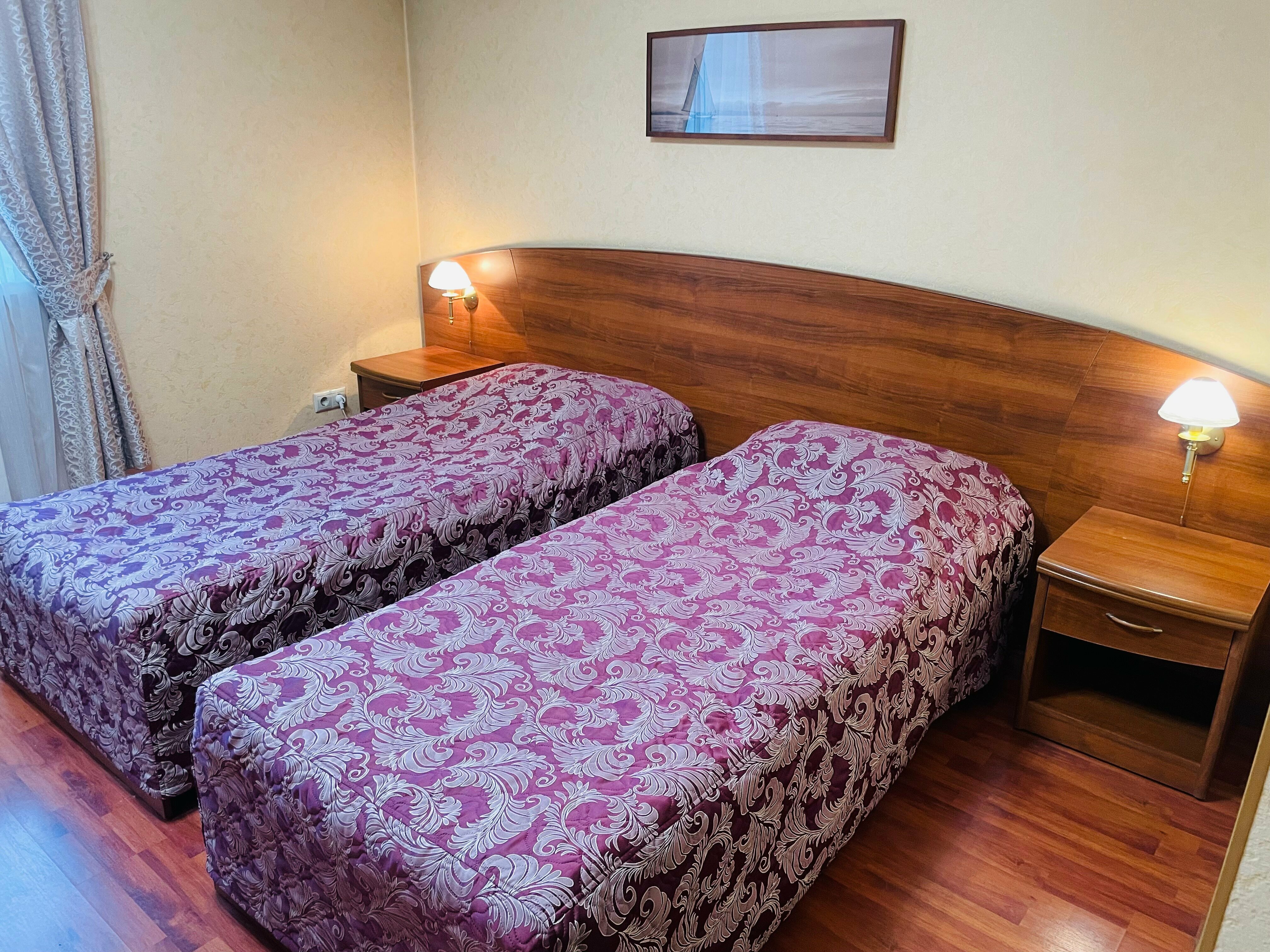 Двухместный номер с 2 двуспальными кроватями