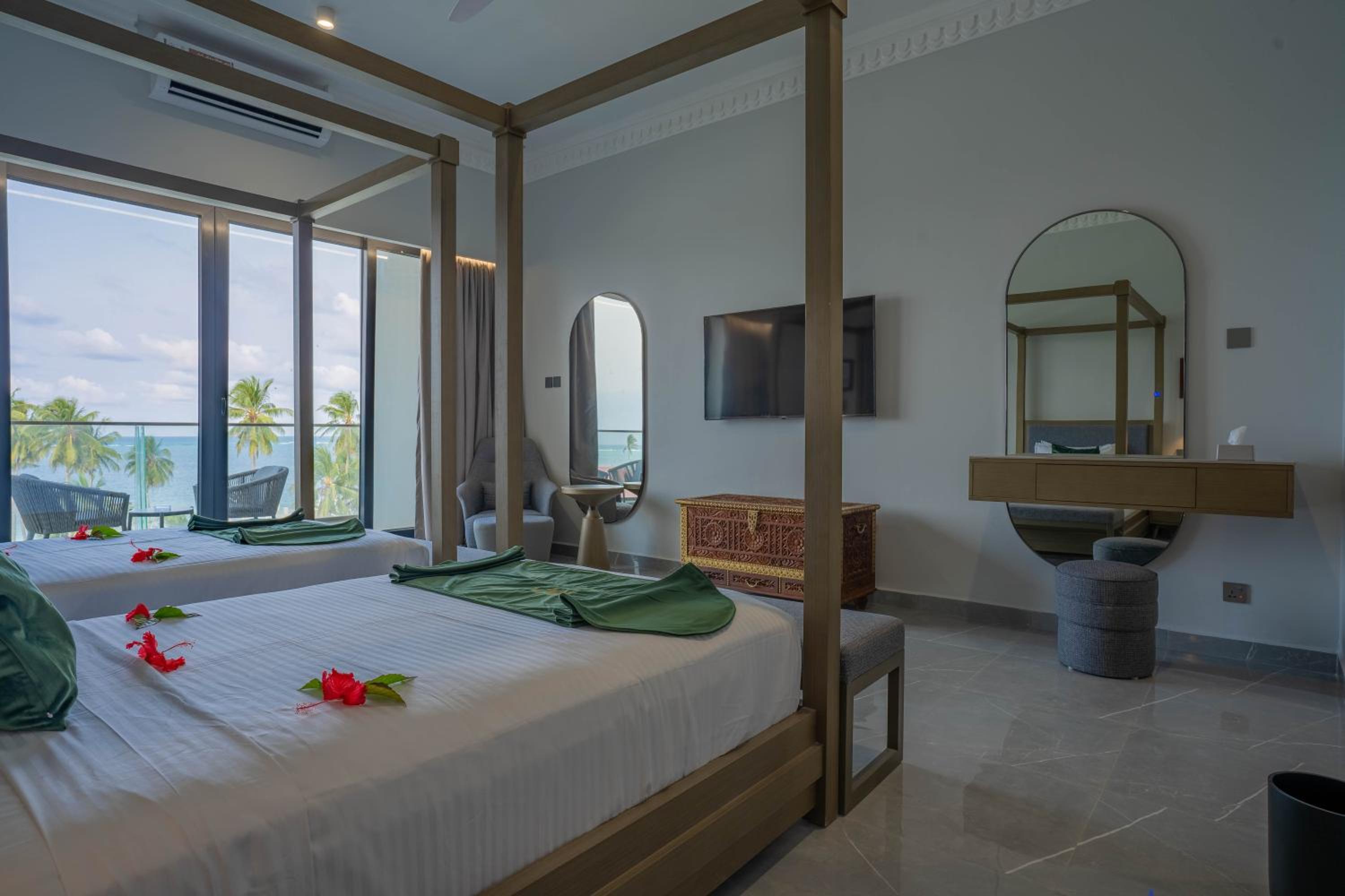 Twin Room  with Patio, Sea View and Walk-In Pool