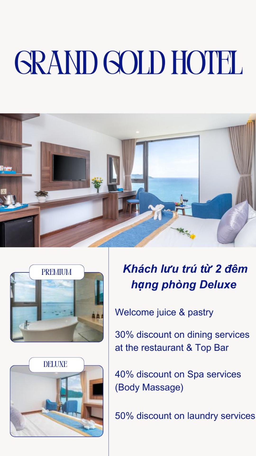 Deluxe Double or Twin Room with Sea View