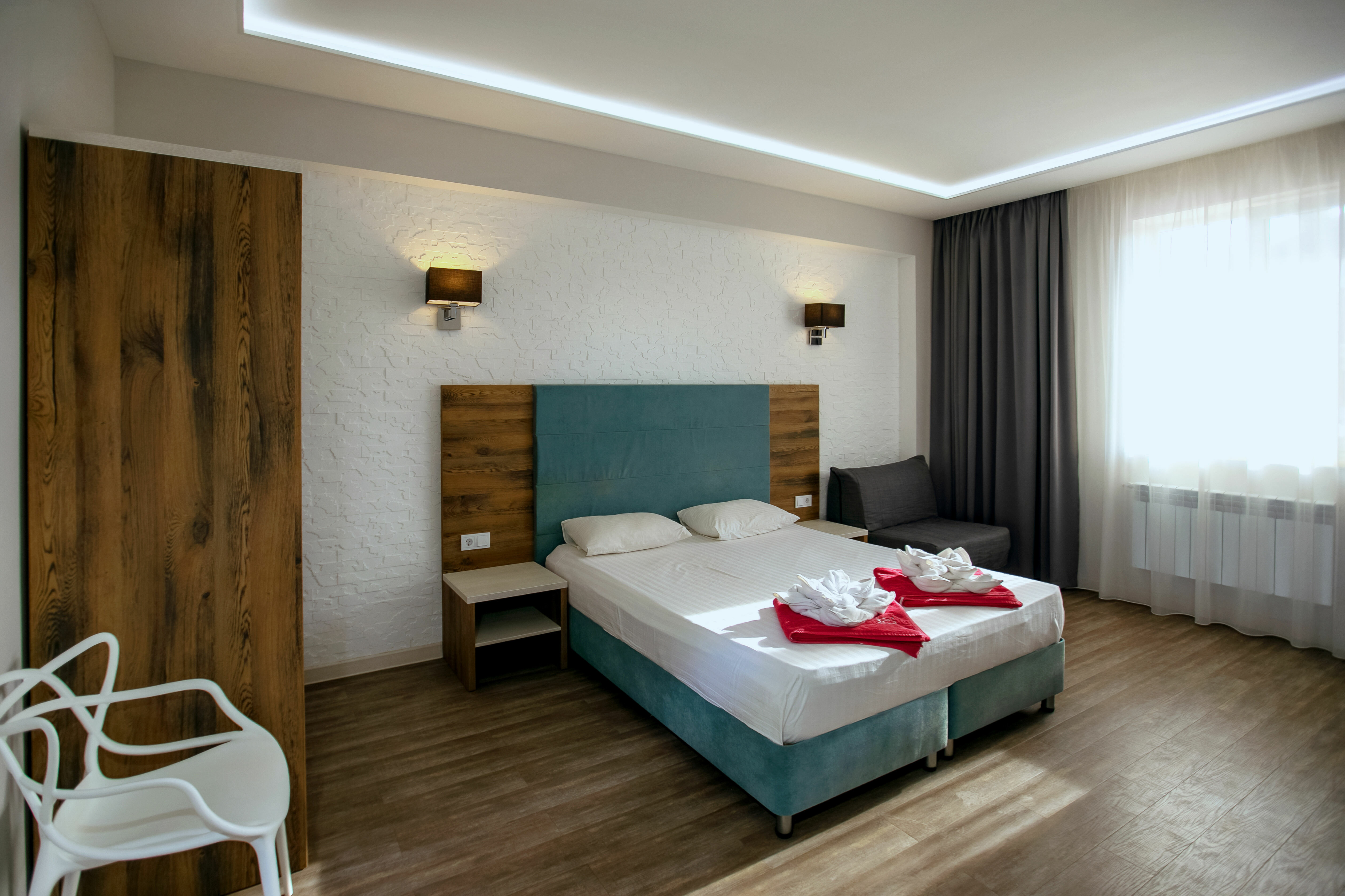 Двухместный номер с 2 отдельными кроватями и балконом