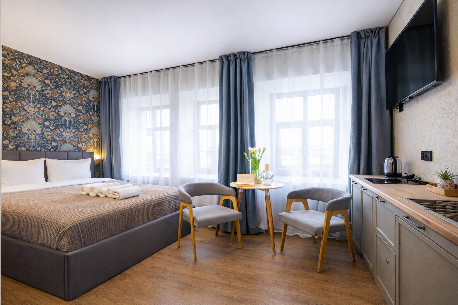 Однокомнатные апартаменты комфорт