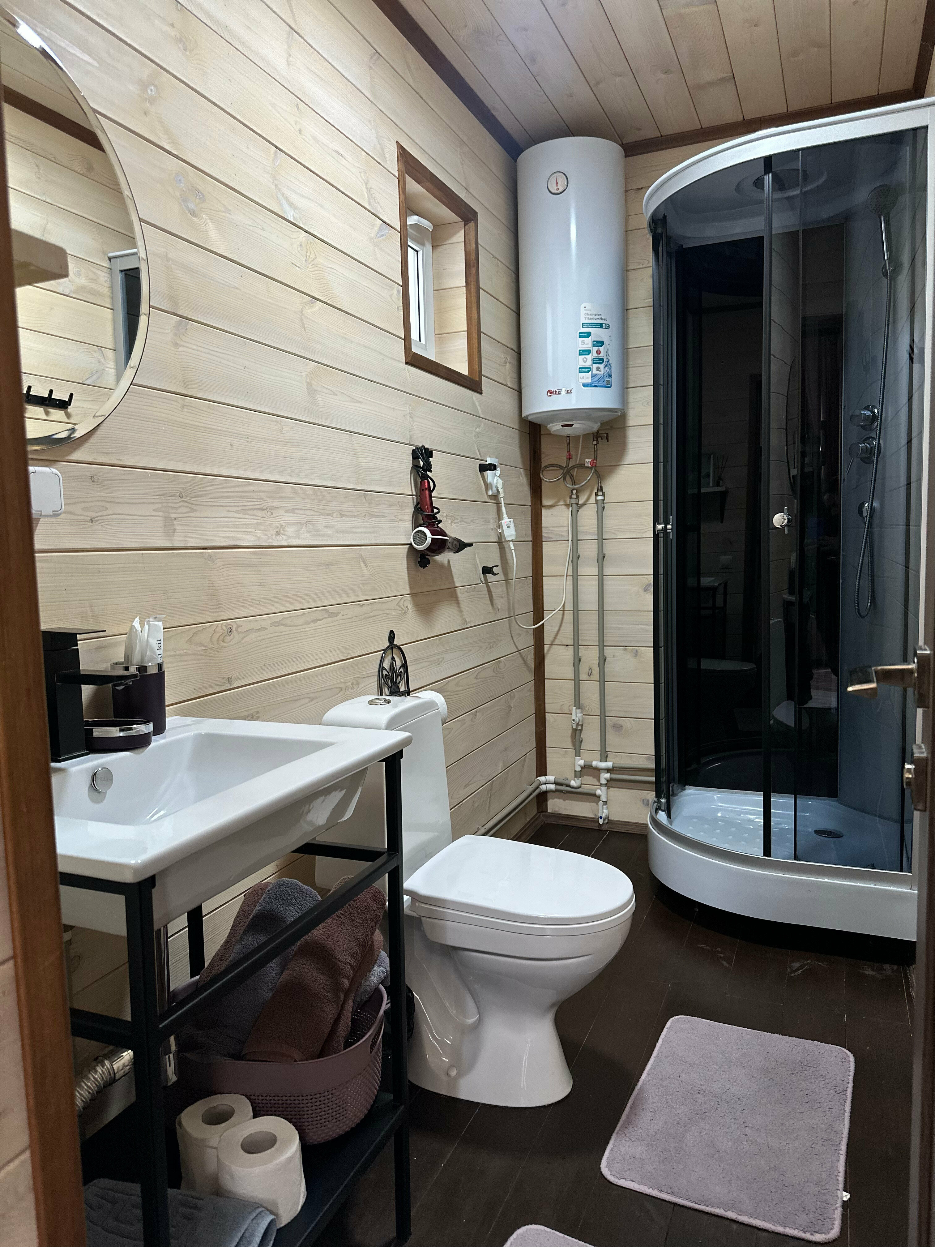 Барнхаус 2 c видом на хвойный лес