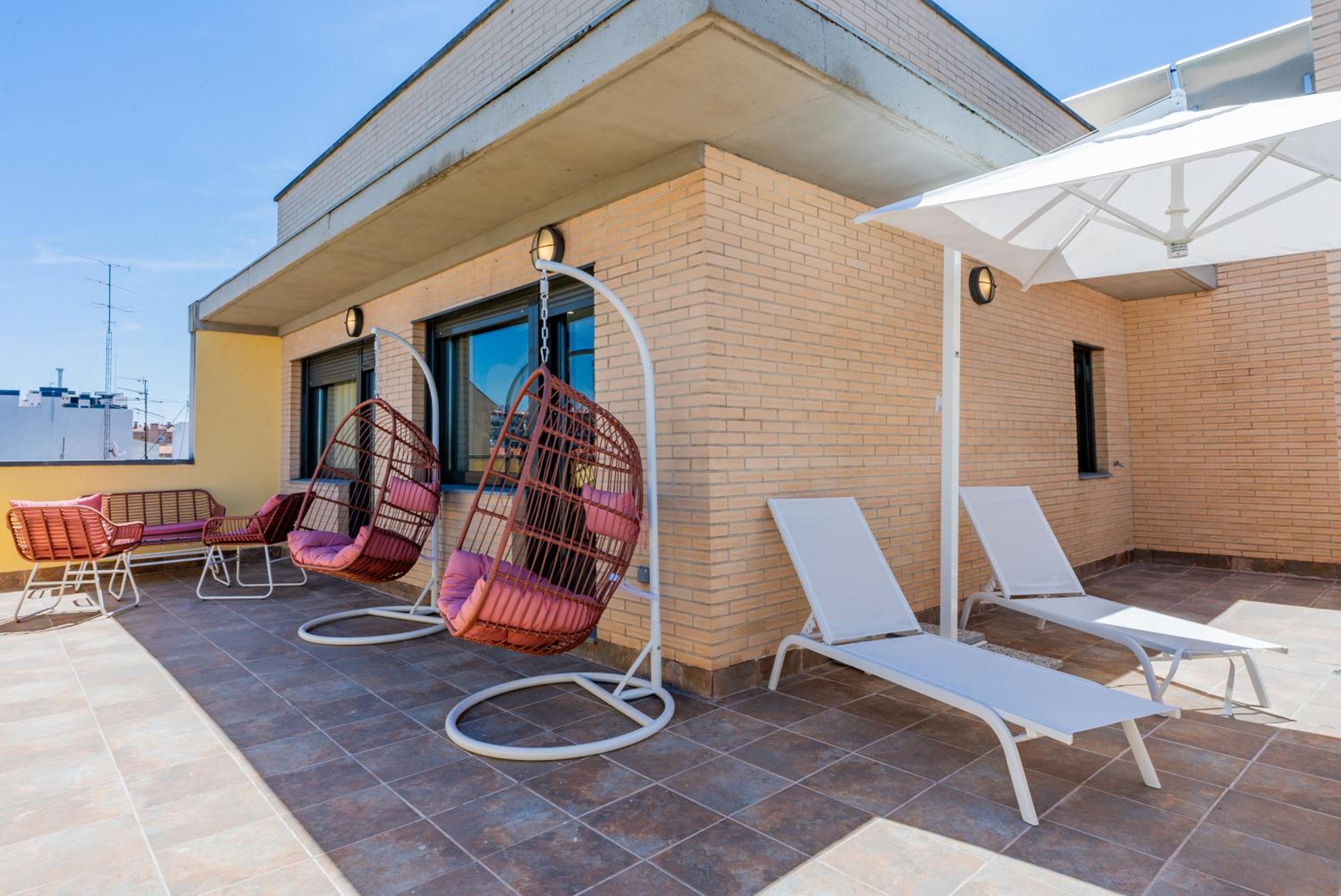 One-Bedroom Apartment with Terrace
