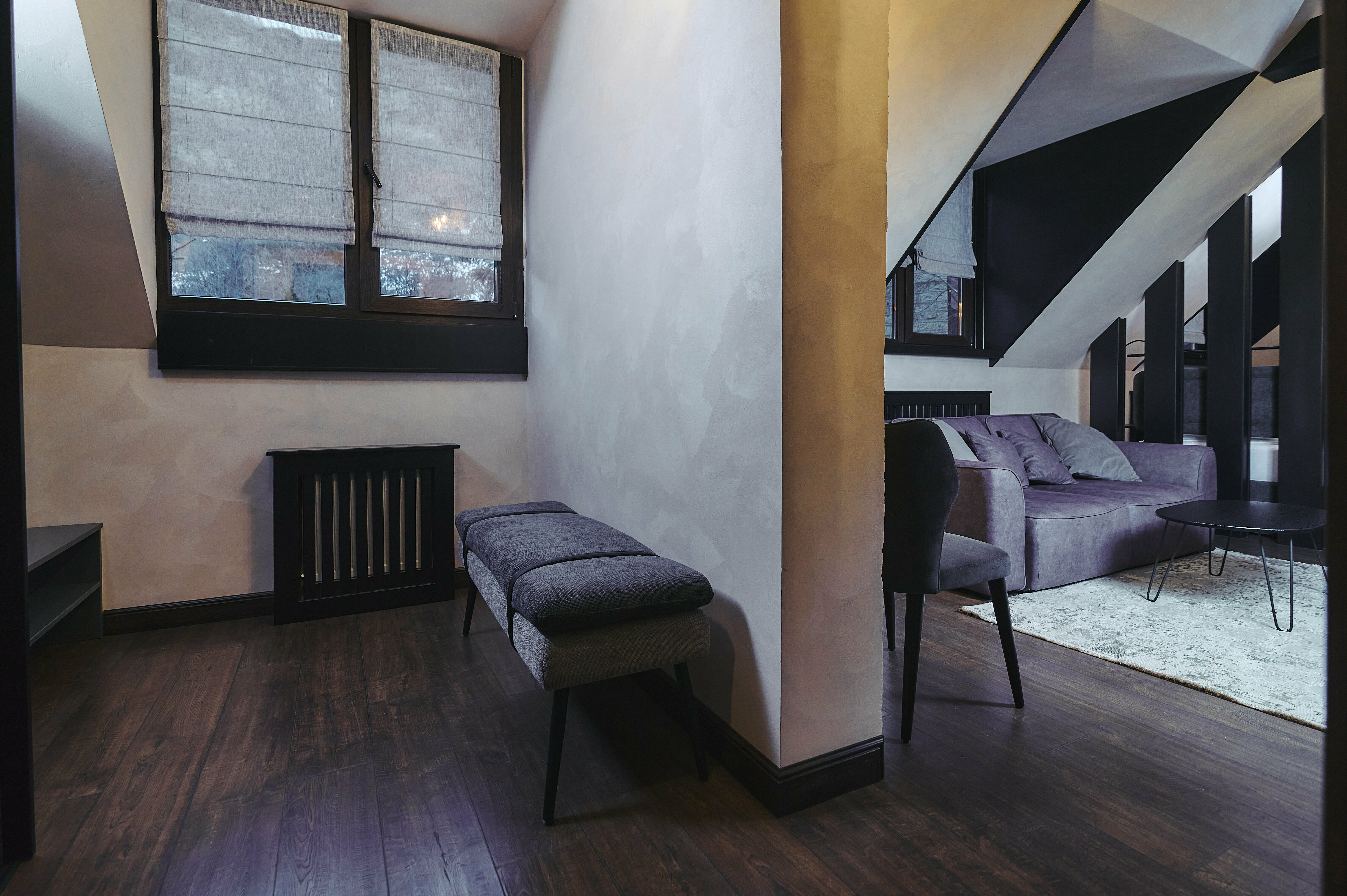 Номер-студия с кроватью размера "king-size" и диван-кроватью