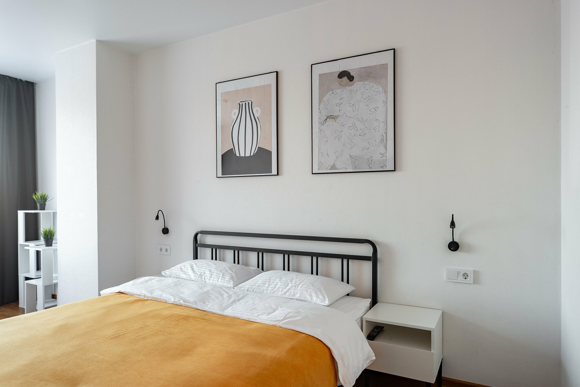 Однокомнатные апартаменты с двуспальной кроватью