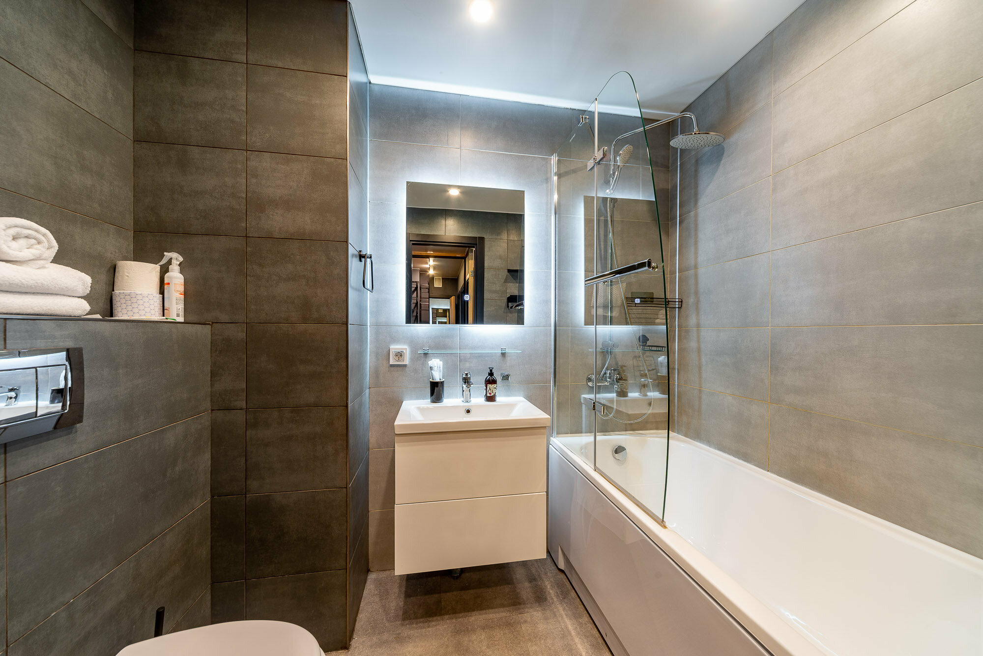 Однокомнатные апартаменты с двуспальной кроватью