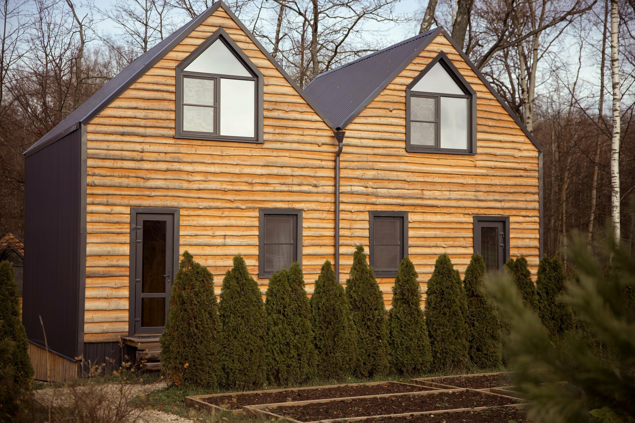 Кедровый дом-дуплекс "ГОРНЫЙ - 1"