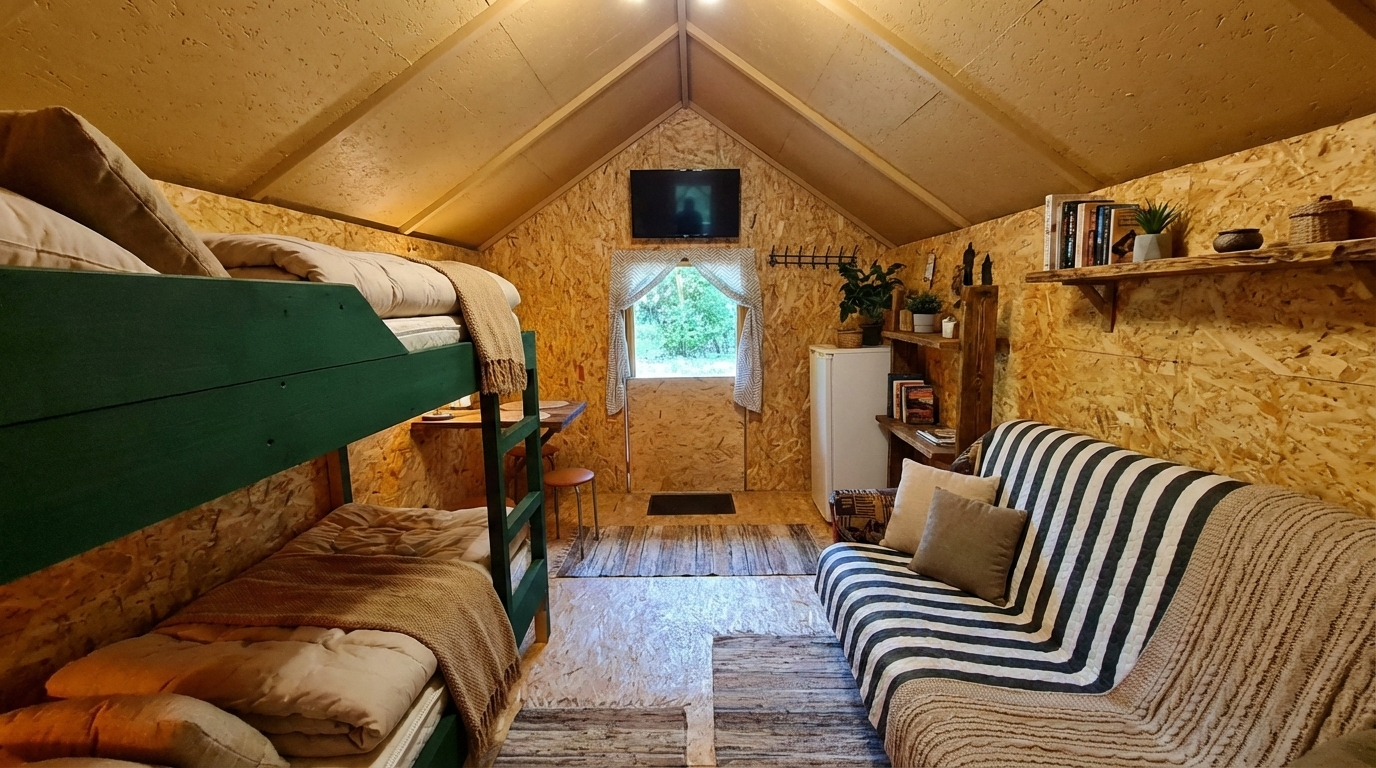 Глэмпинговый домик