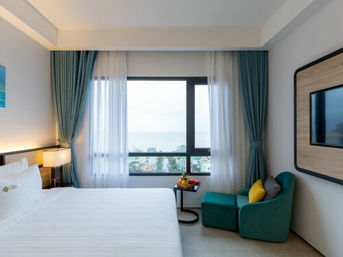 Premium Deluxe Double Ocean View в Odin Hotel Quy Nhon