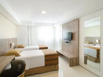 Одноместный номер Deluxe двуспальная кровать в Profissionalle Hotel São Luís