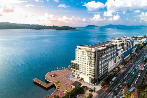 Двухместный номер Luxury двуспальная кровать в Kota Kinabalu Marriott Hotel