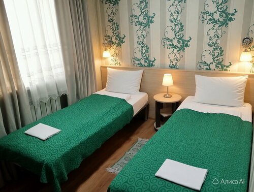 Двухместный номер с 2 отдельными кроватями и общей ванной комнатой