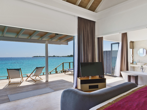 3N Beach Villa+2N Deluxe Water Villa в Niva Kuramathi Maldives