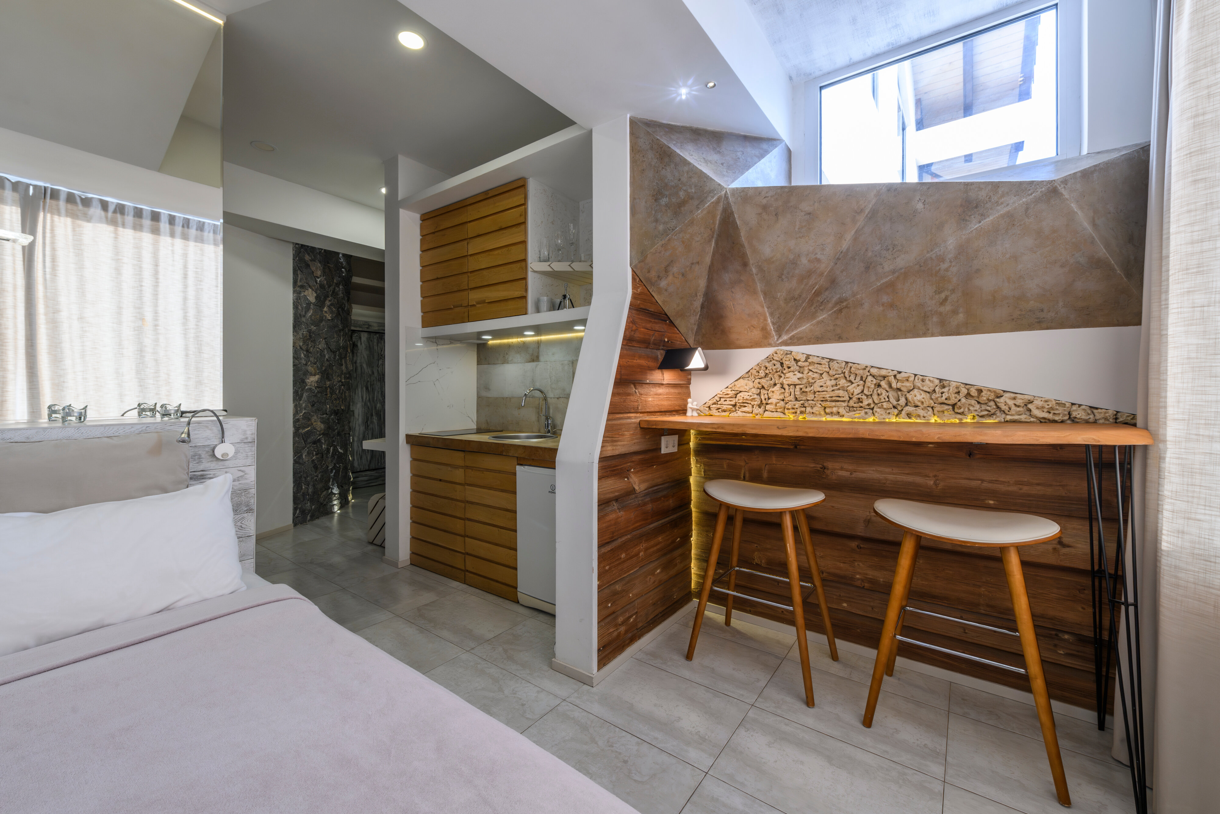 🏡 ЛАЙТ ЛЮКС ДИЗАЙН-СТУДИЯ | 37 м²| Горная панорама из 5-ти метрового окна