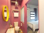 Twin Bed Private Bathroom (No TV) в Bloo Hostel