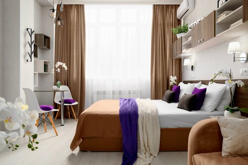 Двухкомнатные апартаменты Park & House № 4 (кухня и ванна) до 10 гостей