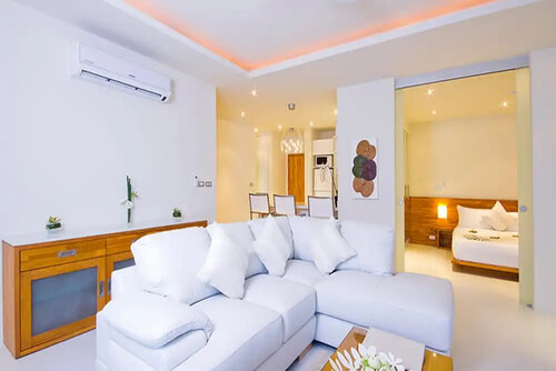 Одноместный люкс 2 комнаты двуспальная кровать в Chi Samui Resort